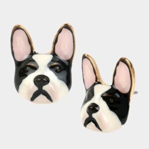 BETSEY JOHNSON | Frenchie Studs - Black/White | NWT